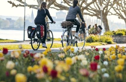 Konstanzer Radwege vereinen Alpenpanorama, Bodenseeidylle und innovative digitale (Foto: MTK. Leo Leister)