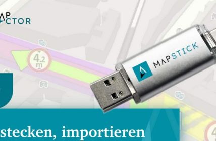 MapFactor präsentiert MapStick USB mit 64 GB TomTom-Karten (Foto: MapFactor)