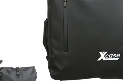 Multifunktionale 3in1-Fahrradtasche schützt Laptop und Kleidung zuverlässig vor (Foto: PEARL GmbH)